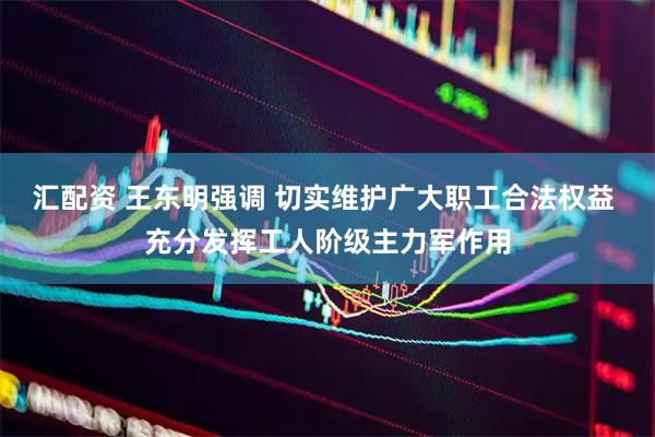汇配资 王东明强调 切实维护广大职工合法权益 充分发挥工人阶级主力军作用